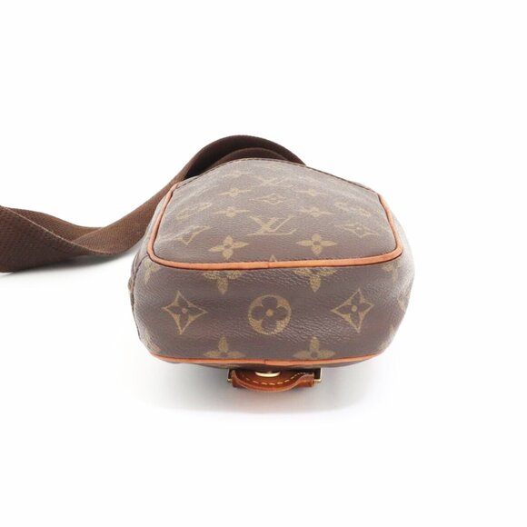 Authentic Louis Vuitton Monogram Gange Pochette Crossbody Bag Bum Shoulder Bag - Picture 11 of 16